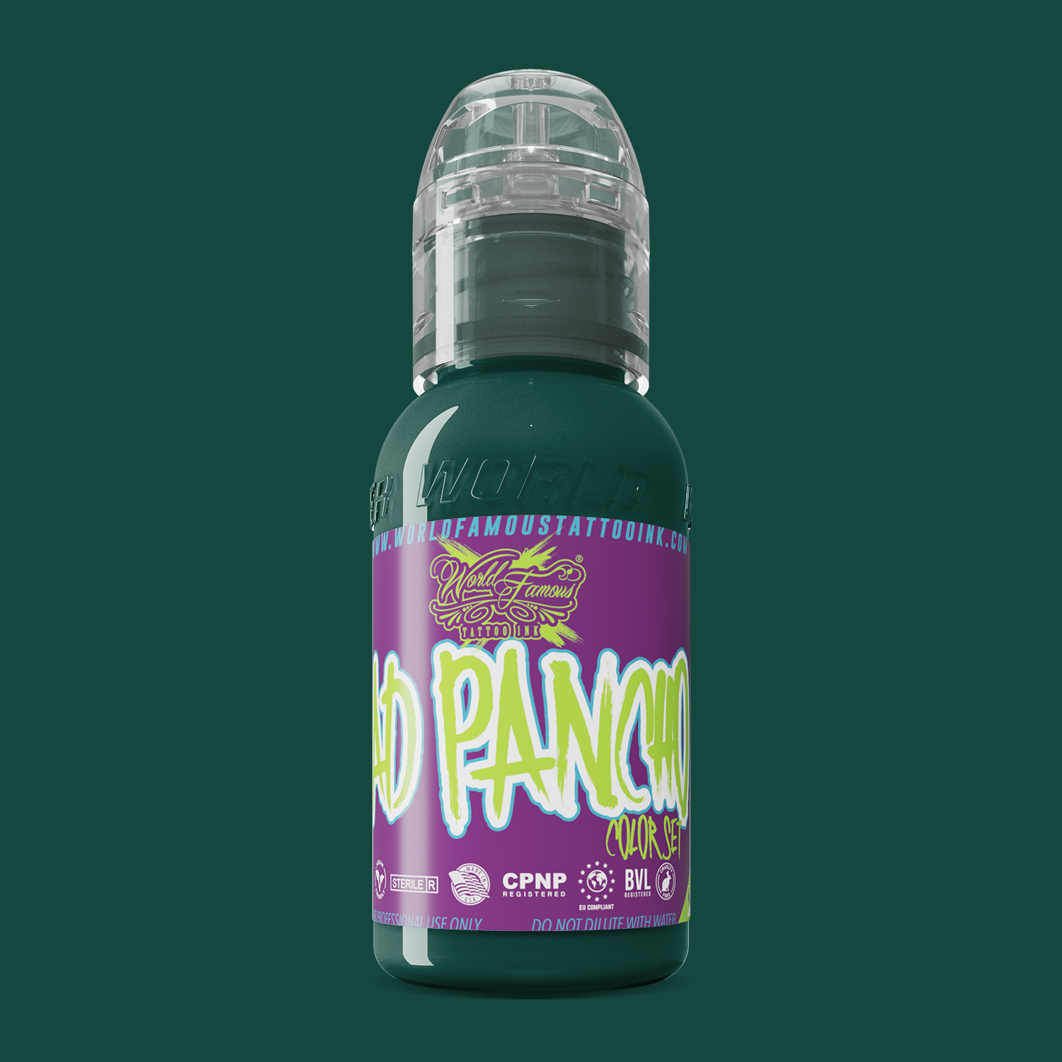 World Famous Ink Pancho Deep Green (ProTeam) 1oz