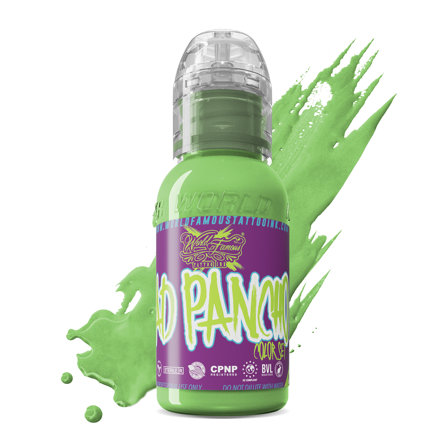 World Famous Ink Pancho Light Green (ProTeam) 1oz