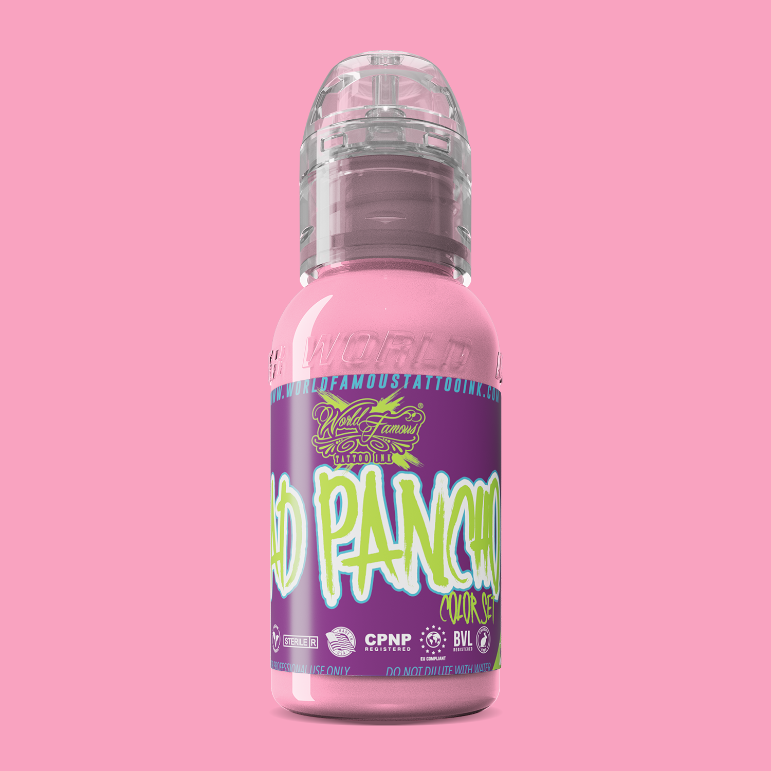 World Famous Ink Pancho Light Pink (ProTeam) 1oz