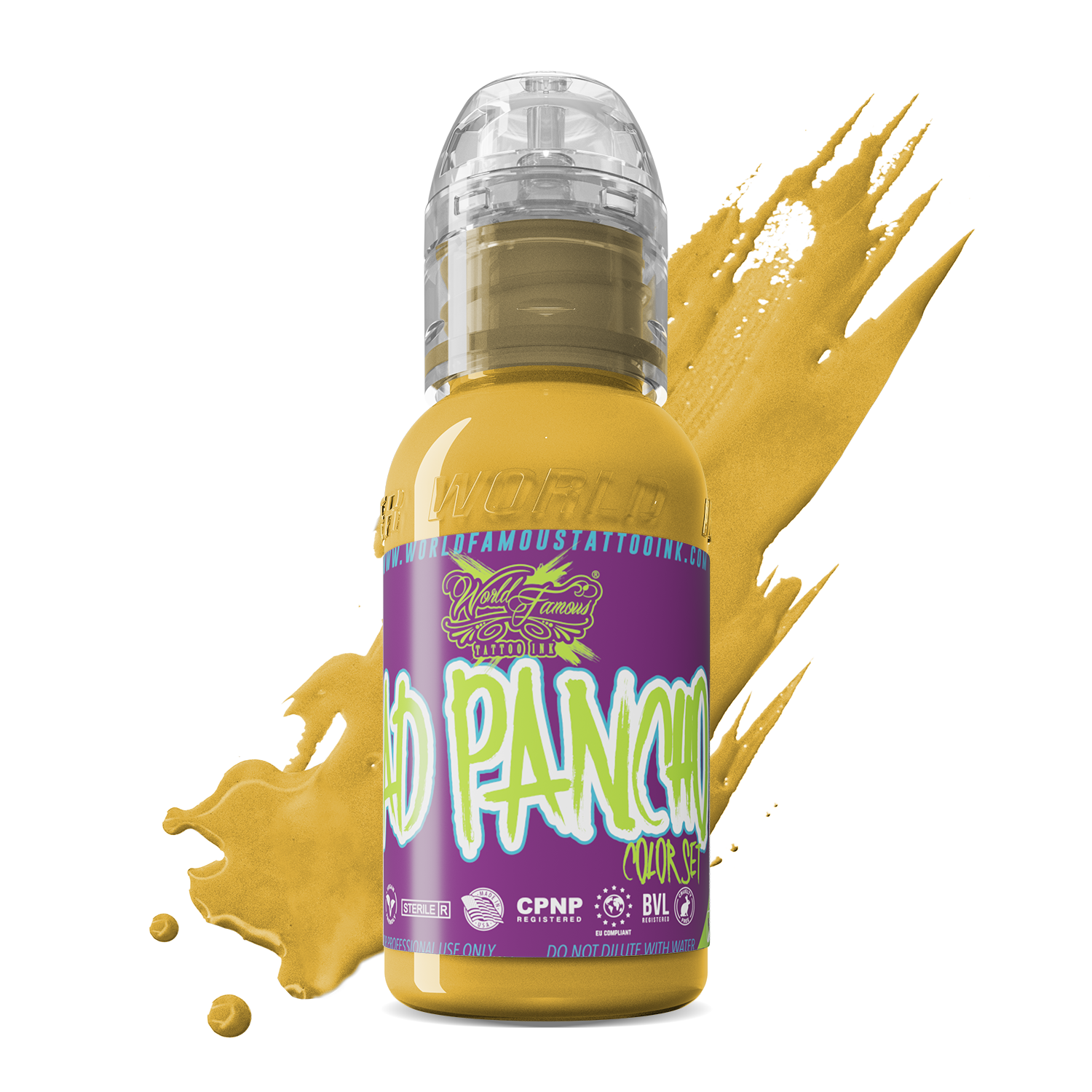 World Famous Ink Pancho Light Yellow (ProTeam) 1oz