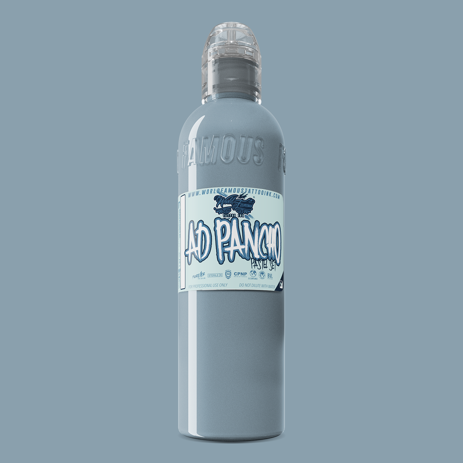 World Famous Ink Pancho Pastel 1 Grey 4oz