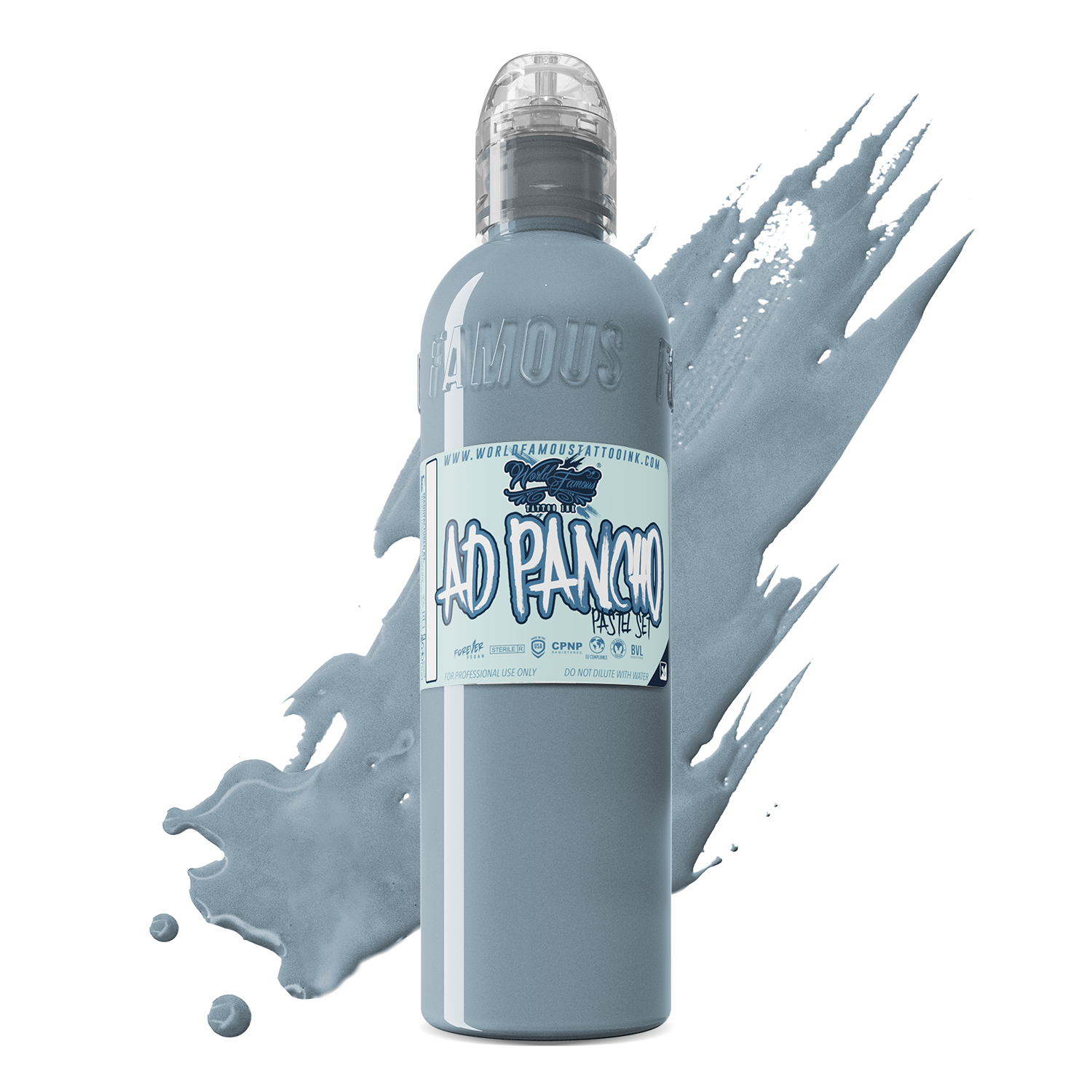 World Famous Ink Pancho Pastel 1 Grey 4oz