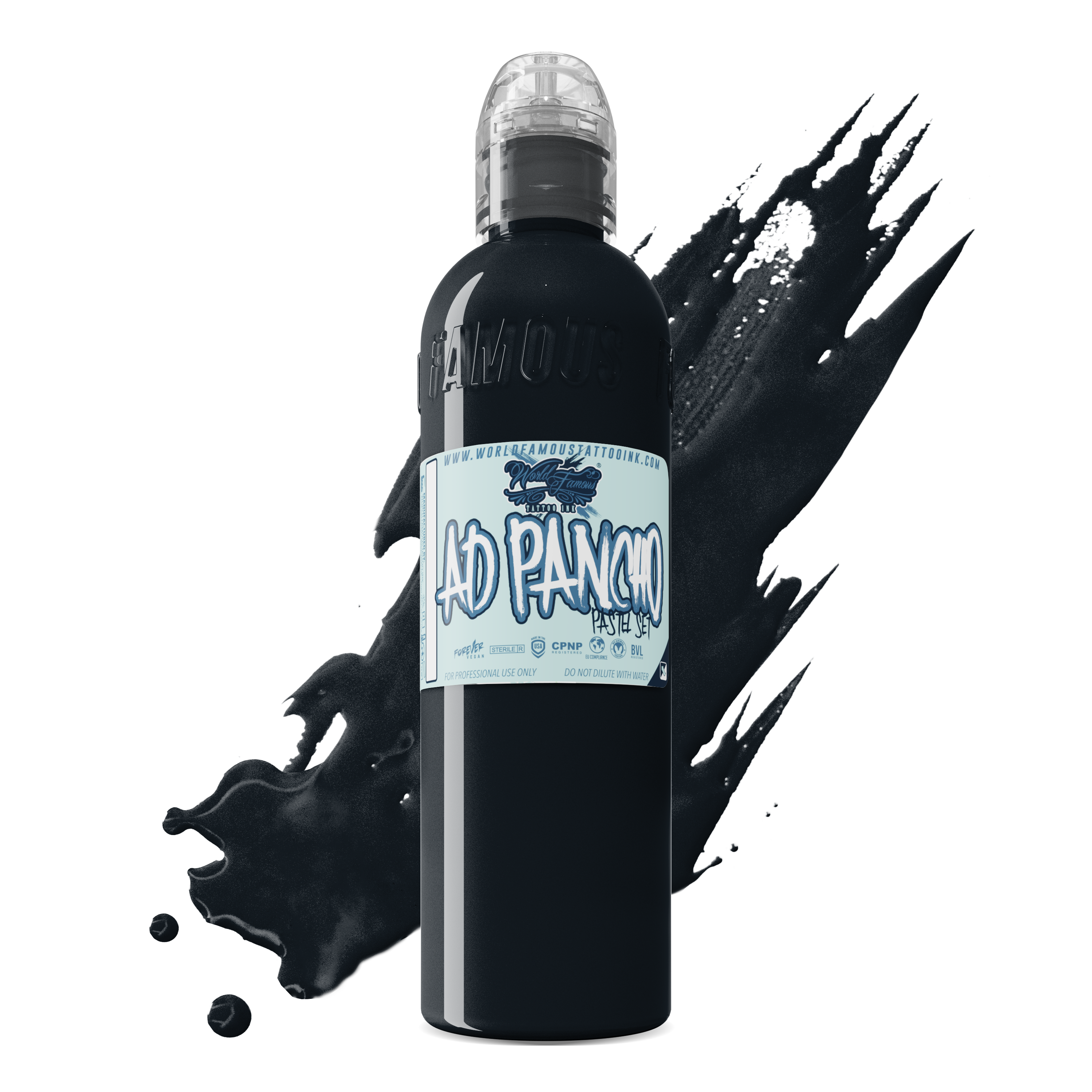 World Famous Ink Pancho Pastel 5 Grey 4oz