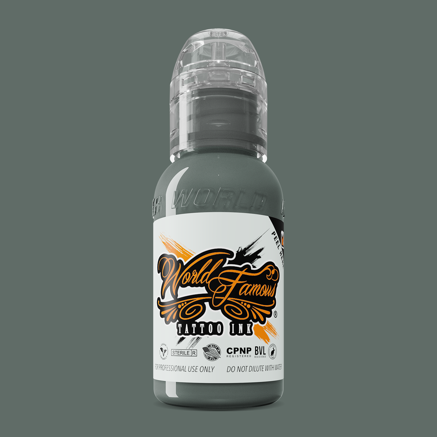 World Famous Ink  J.Ackerman Green River Grey 1oz