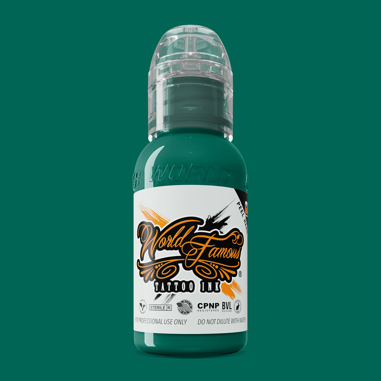 World Famous Ink  J.Ackerman H.H.Holmes Arsenic Green 1oz