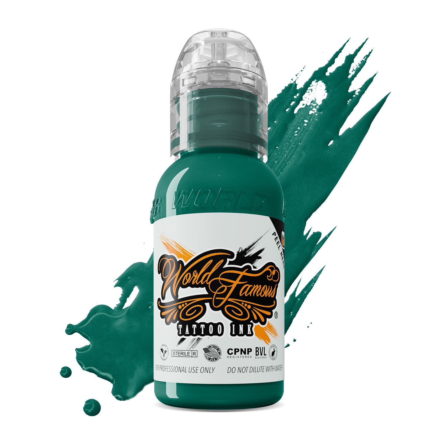 World Famous Ink  J.Ackerman H.H.Holmes Arsenic Green 1oz