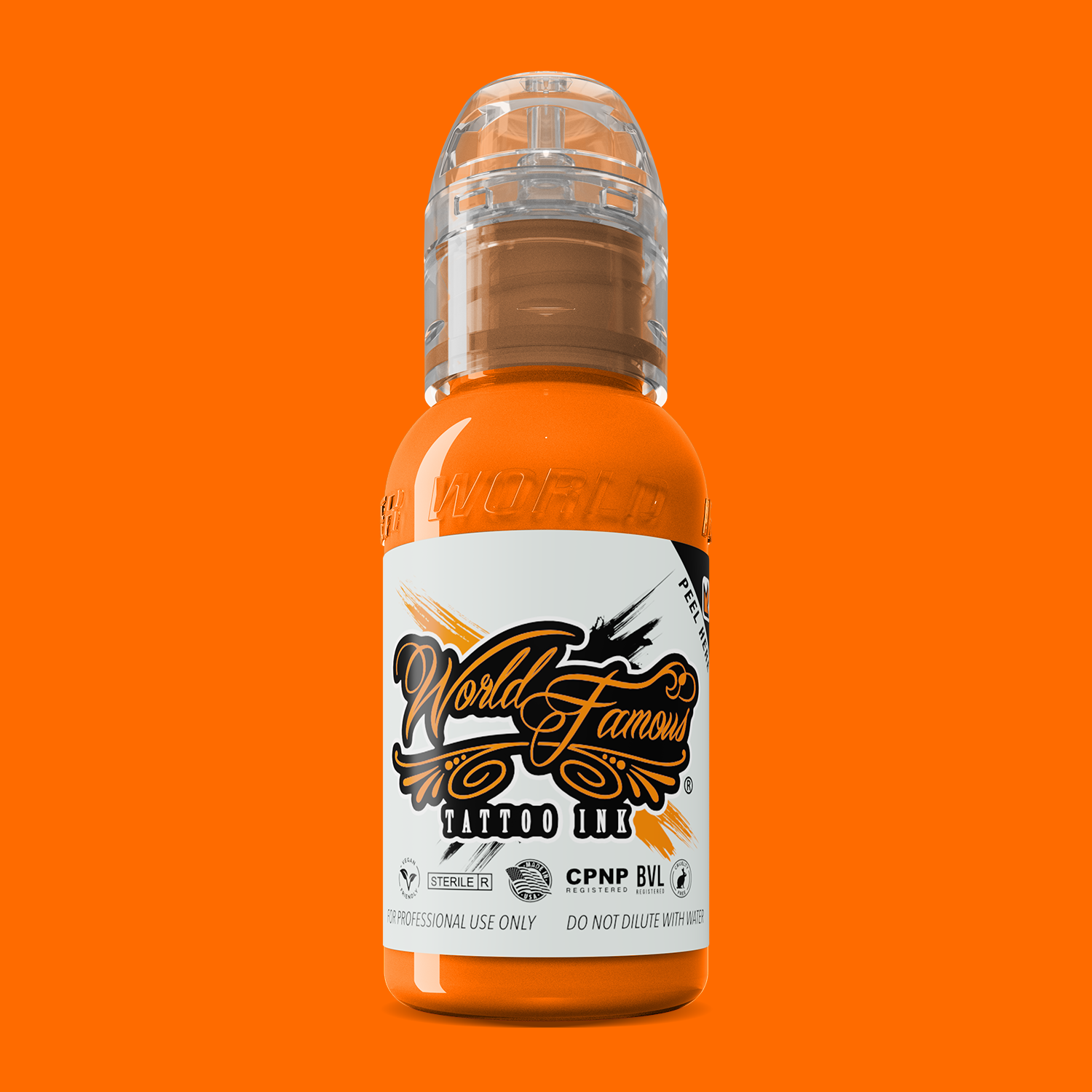 World Famous Ink Acropolis Orange (Pastel) 1oz