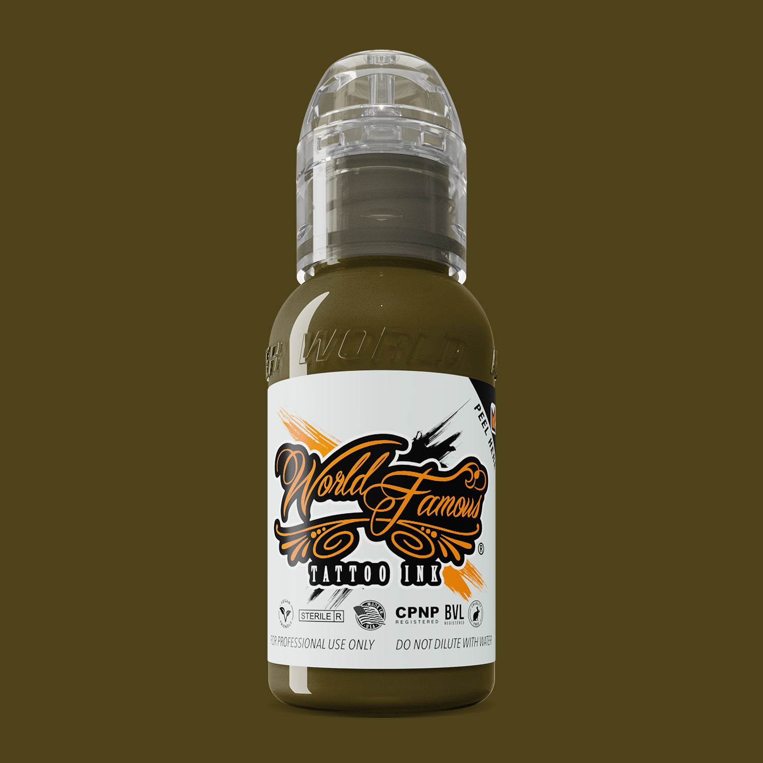 World Famous Ink Army Green 1oz