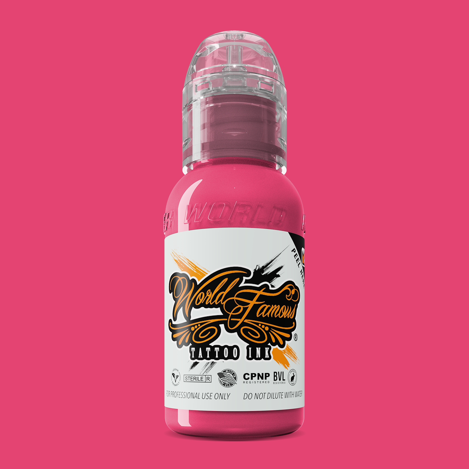 World Famous Ink Bali Pink (Pastel) 1oz