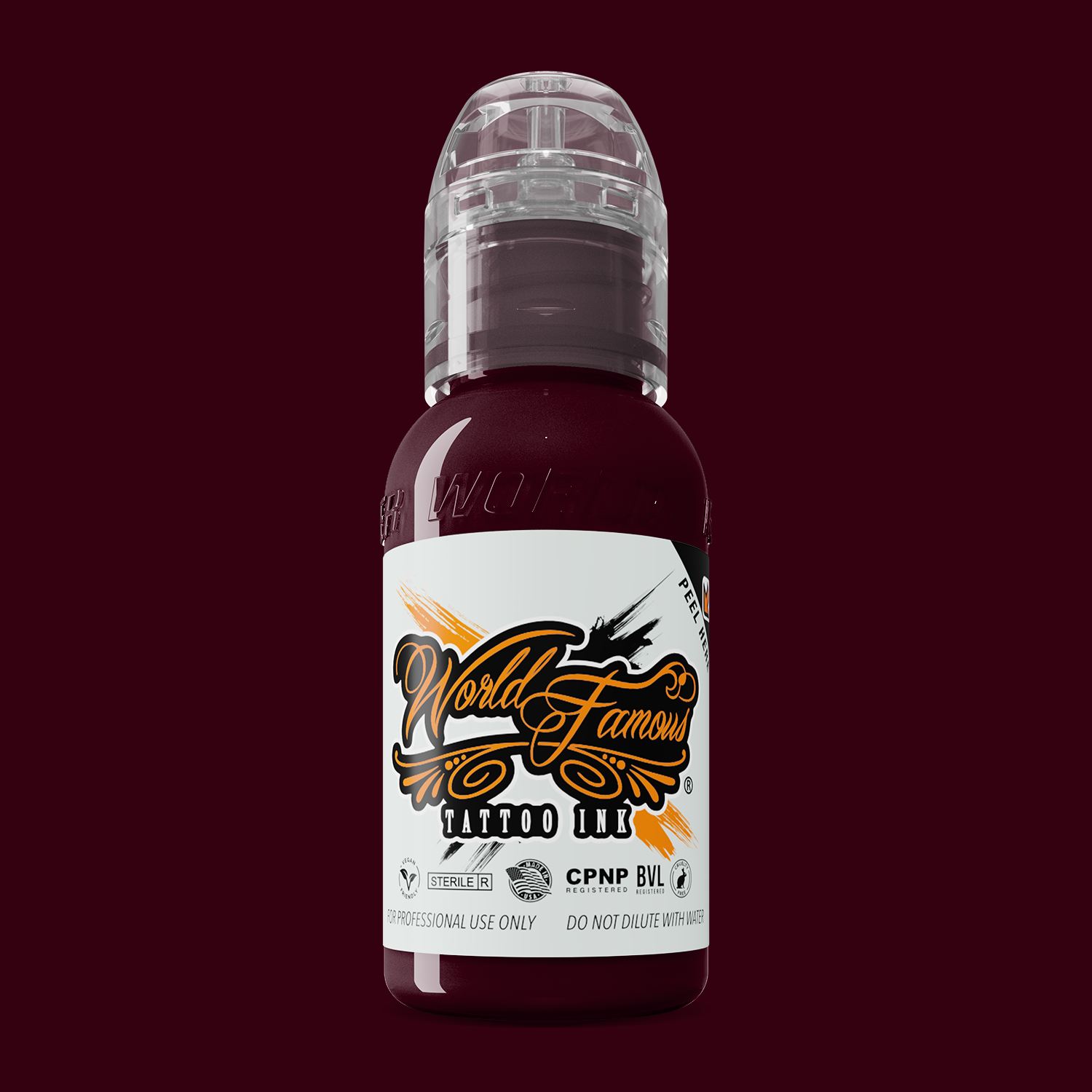 World Famous Ink Burgundy Wine 1oz
