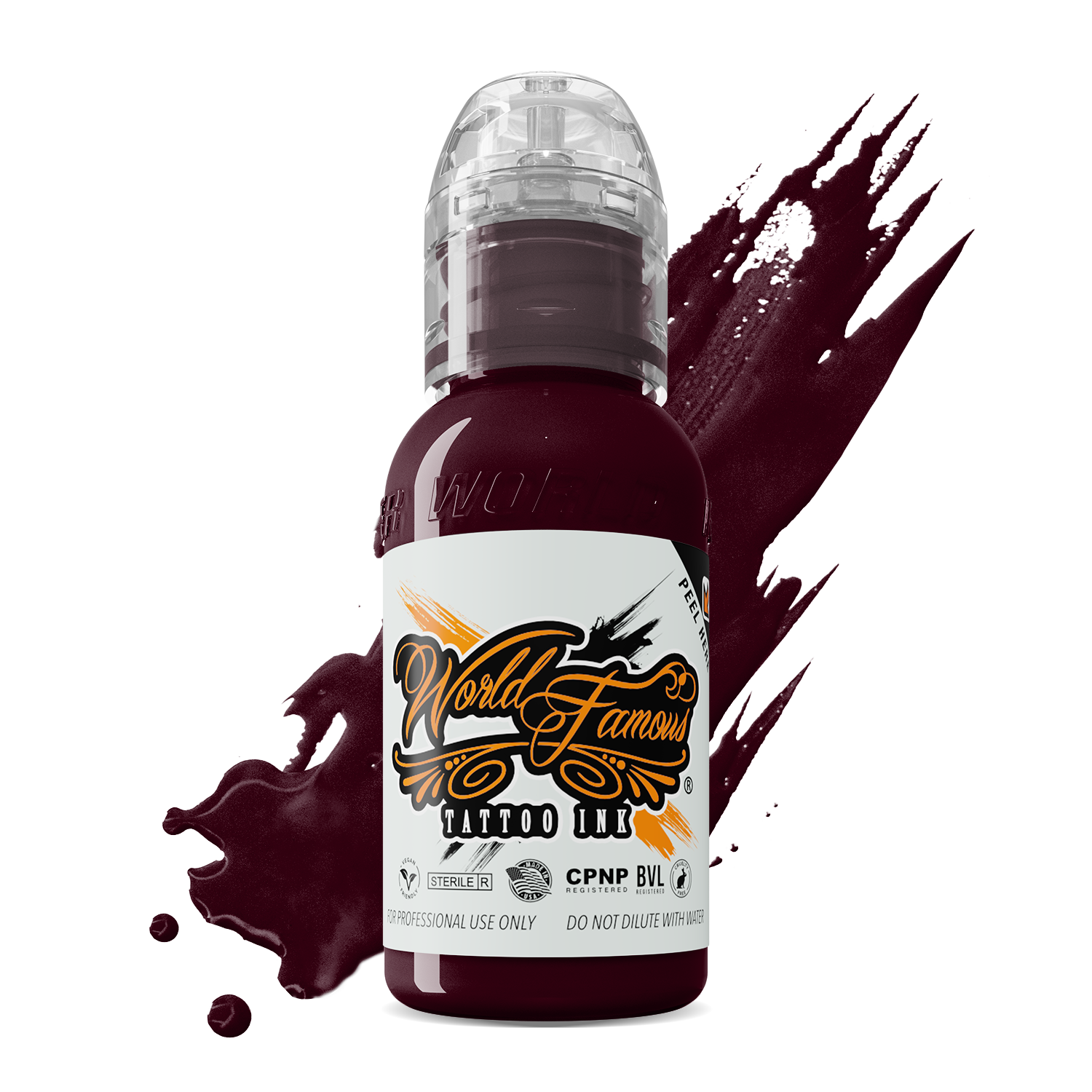 World Famous Ink Burgundy Wine 1oz