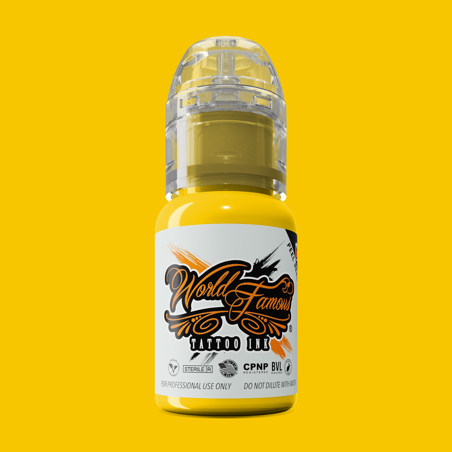World Famous Ink Canary yellow (Pastel) 1oz
