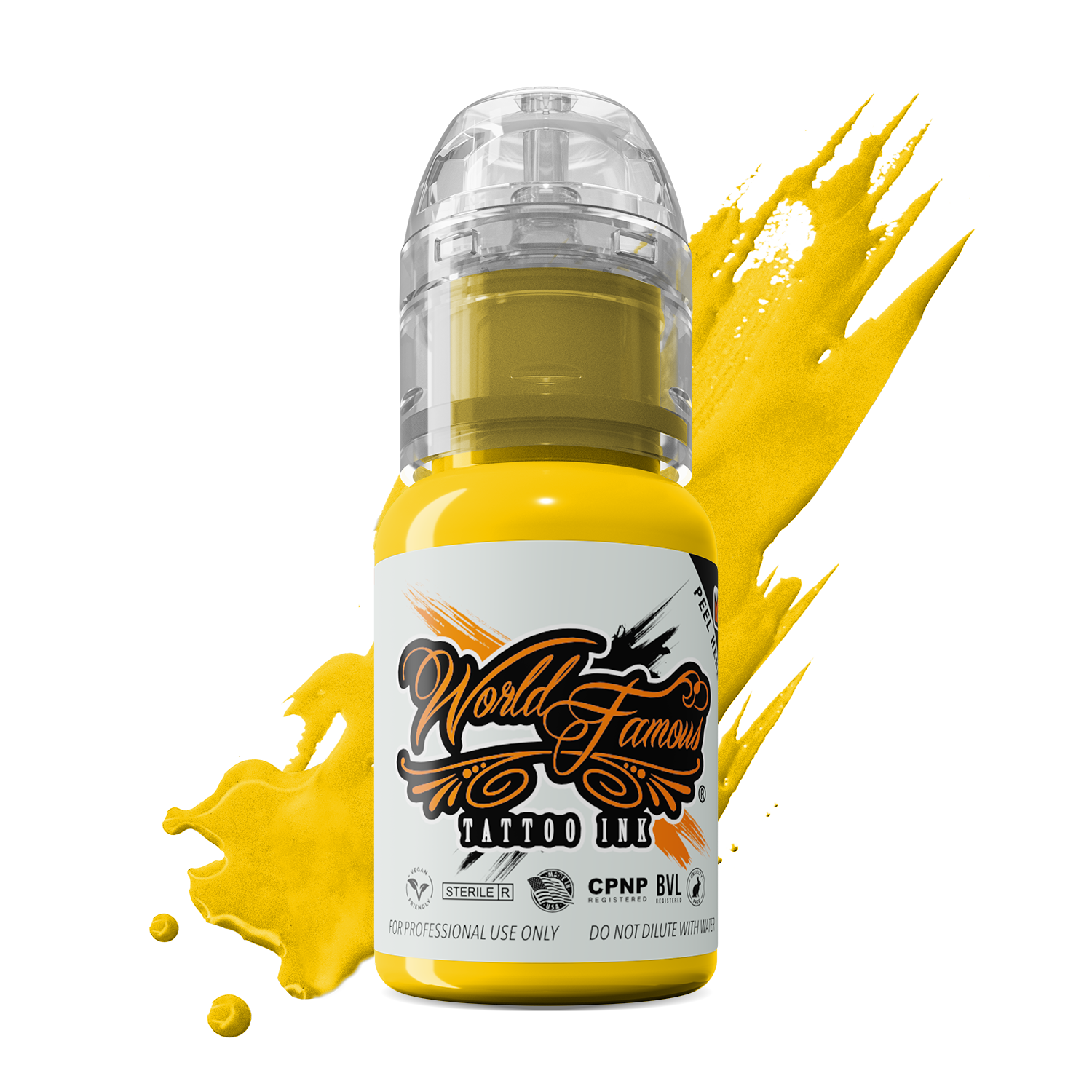 World Famous Ink Canary yellow (Pastel) 1oz