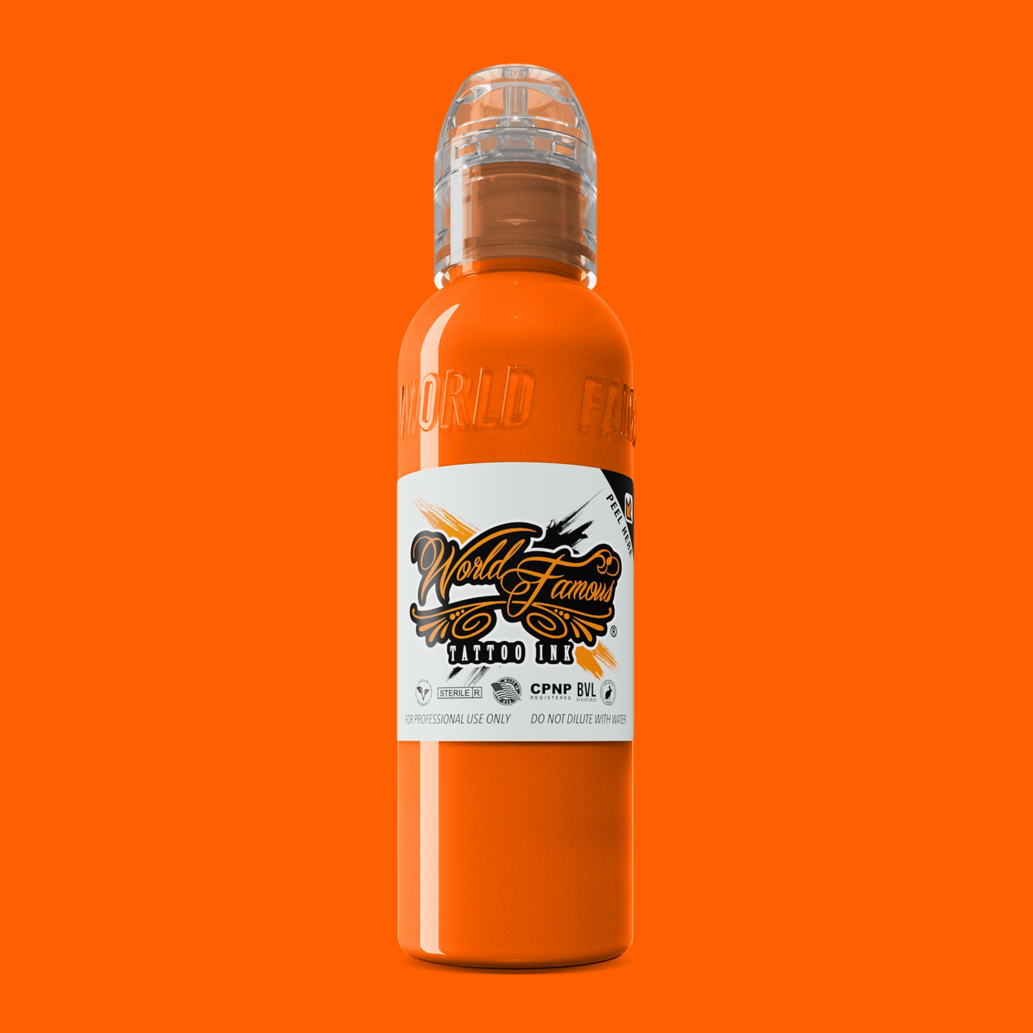 World Famous Ink Everest Orange 2oz