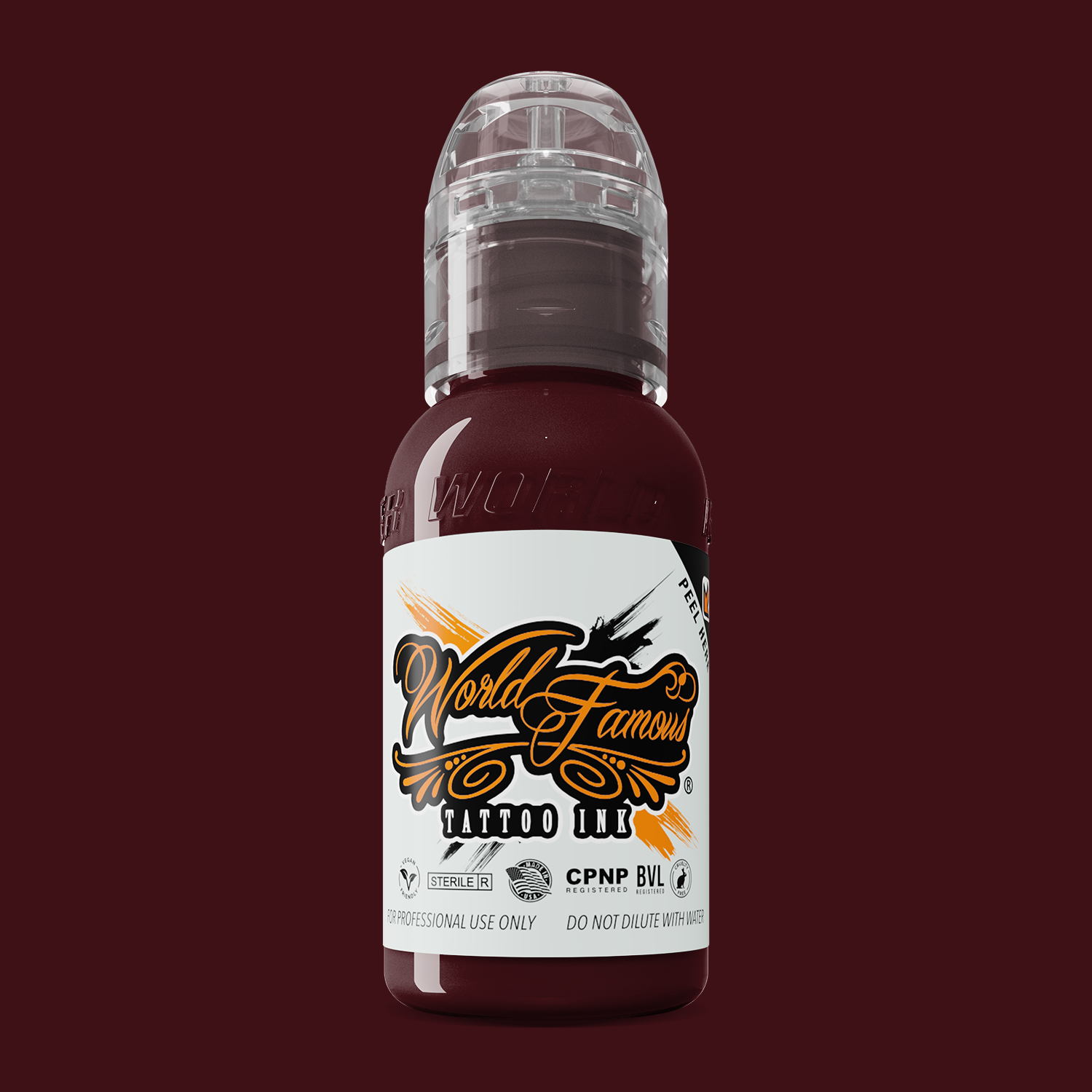 World Famous Ink Ilya Fom Baboon Maroon 1oz