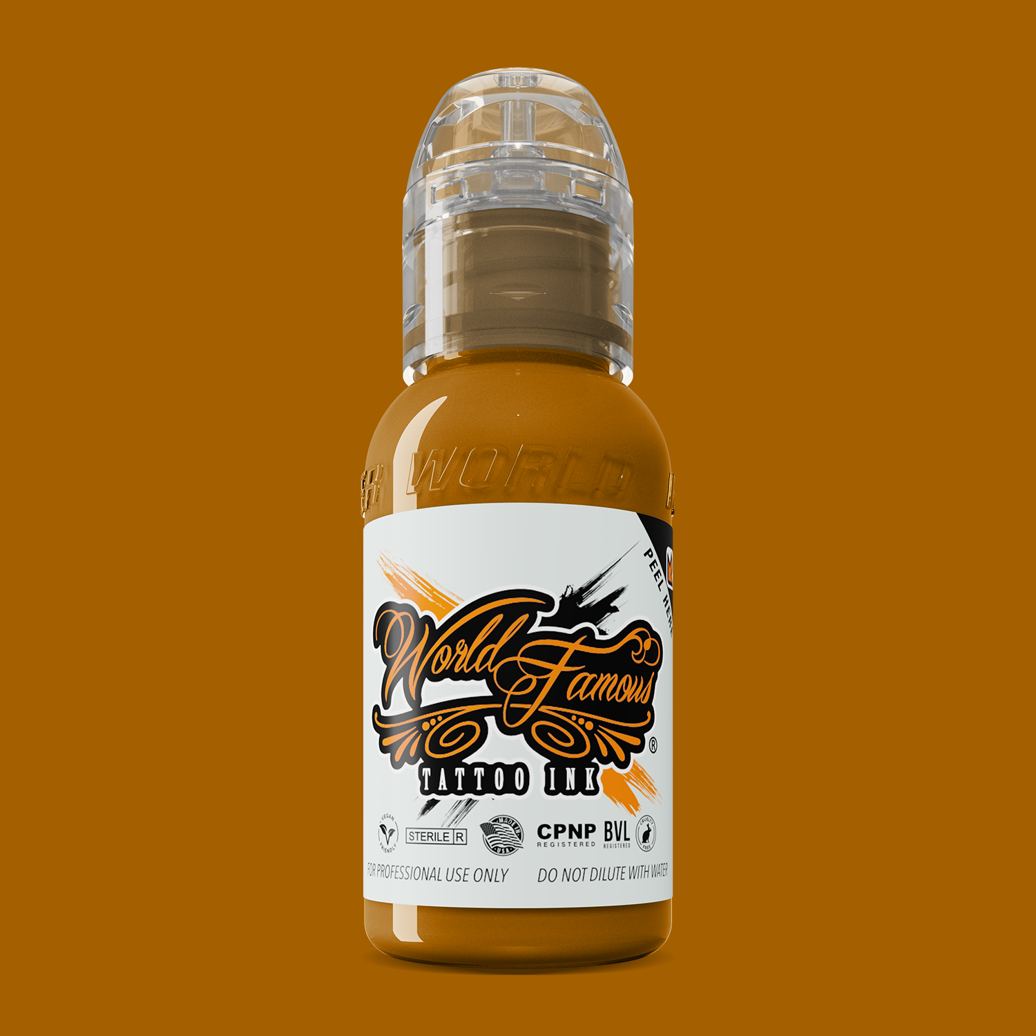 World Famous Ink Jay Freestyle YELLOW OCHRE 1oz