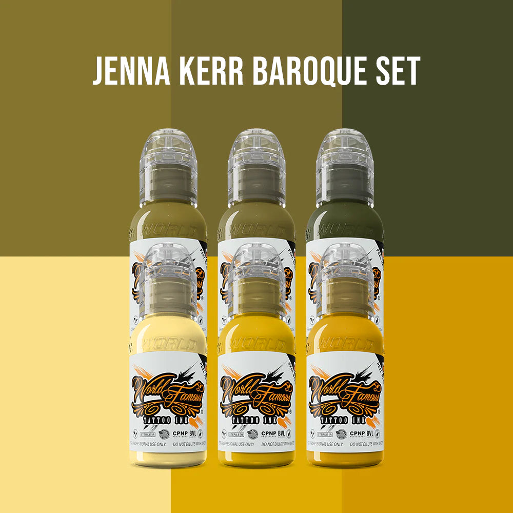 World Famous Ink Baroque (Jenna Kerr) x6 1oz Set