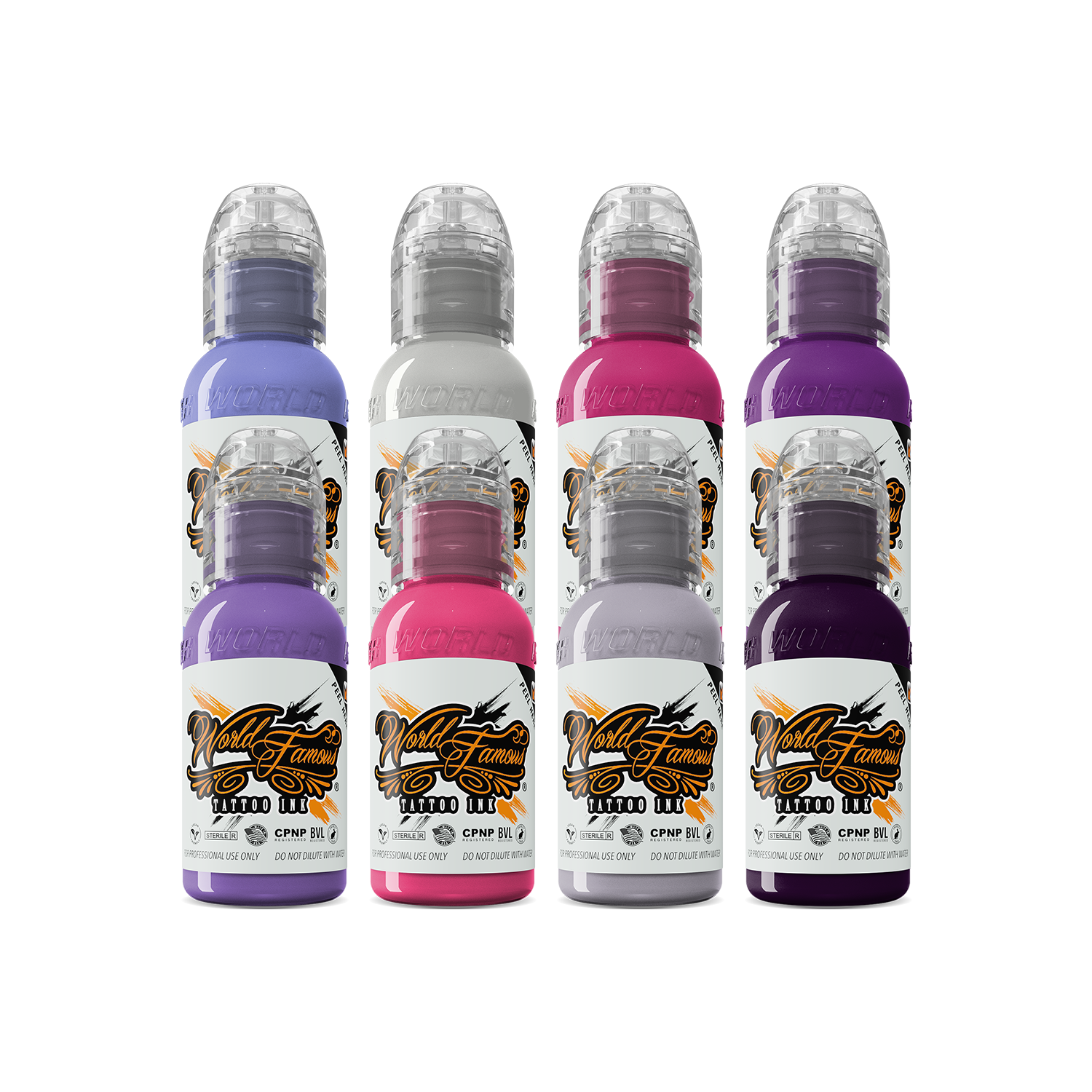 World Famous Ink Jenstones (Jenna Kerr) x8 1oz Set