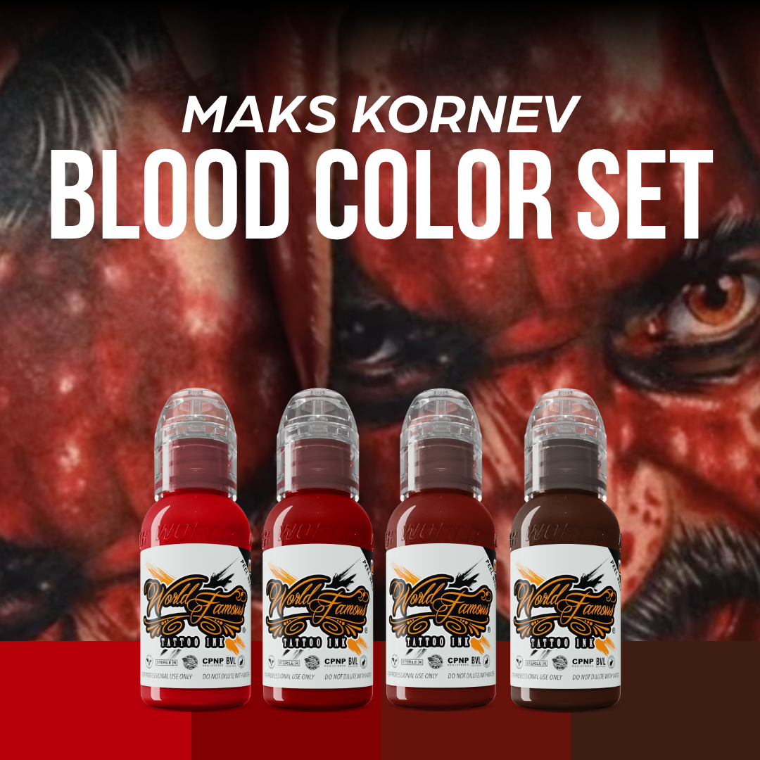 World Famous Ink Blood (Maks Kornev) Set 4 x 1oz