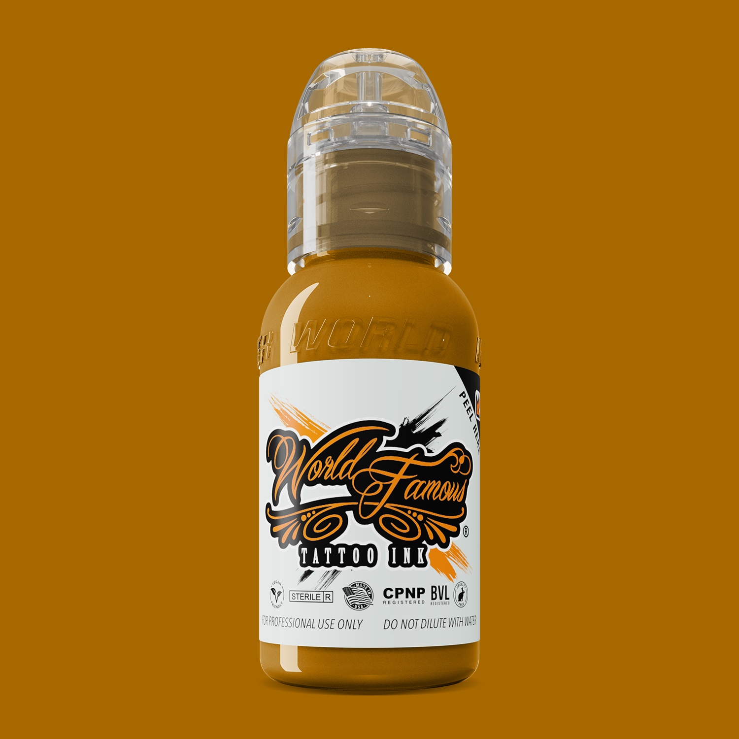World Famous Ink Mustard 1oz