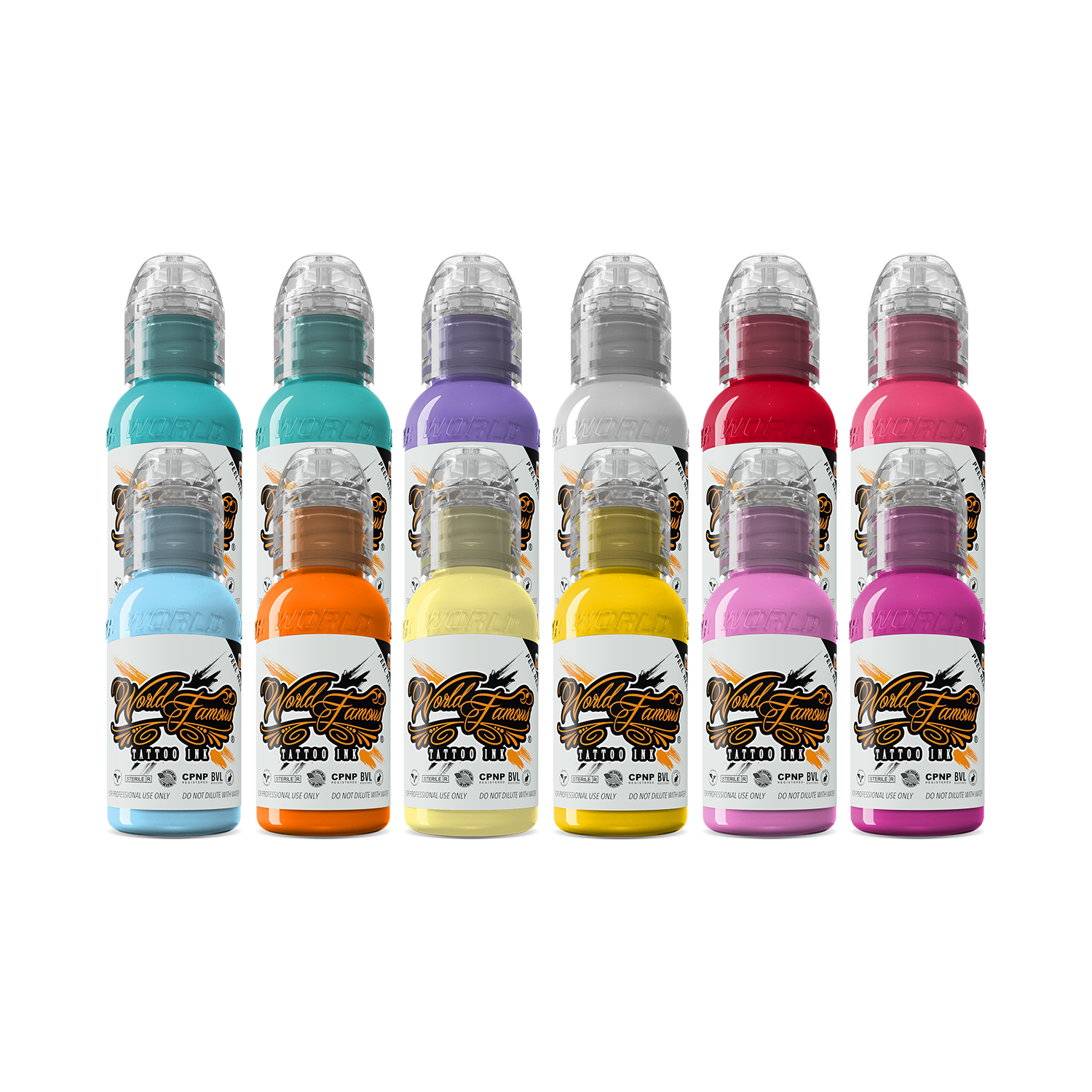 World Famous Ink Pastel Set 12 x 1oz