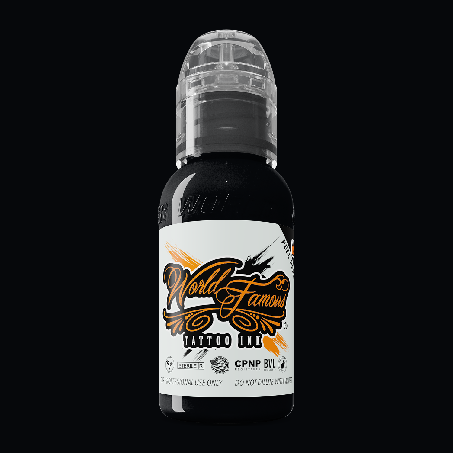 World Famous Ink Pitch Black 1oz