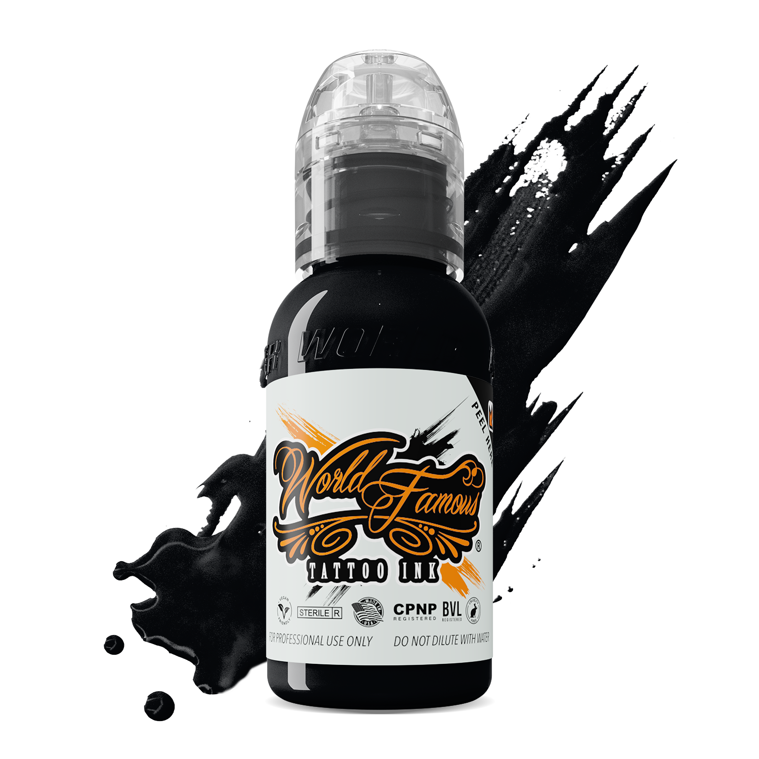 World Famous Ink Pitch Black 1oz