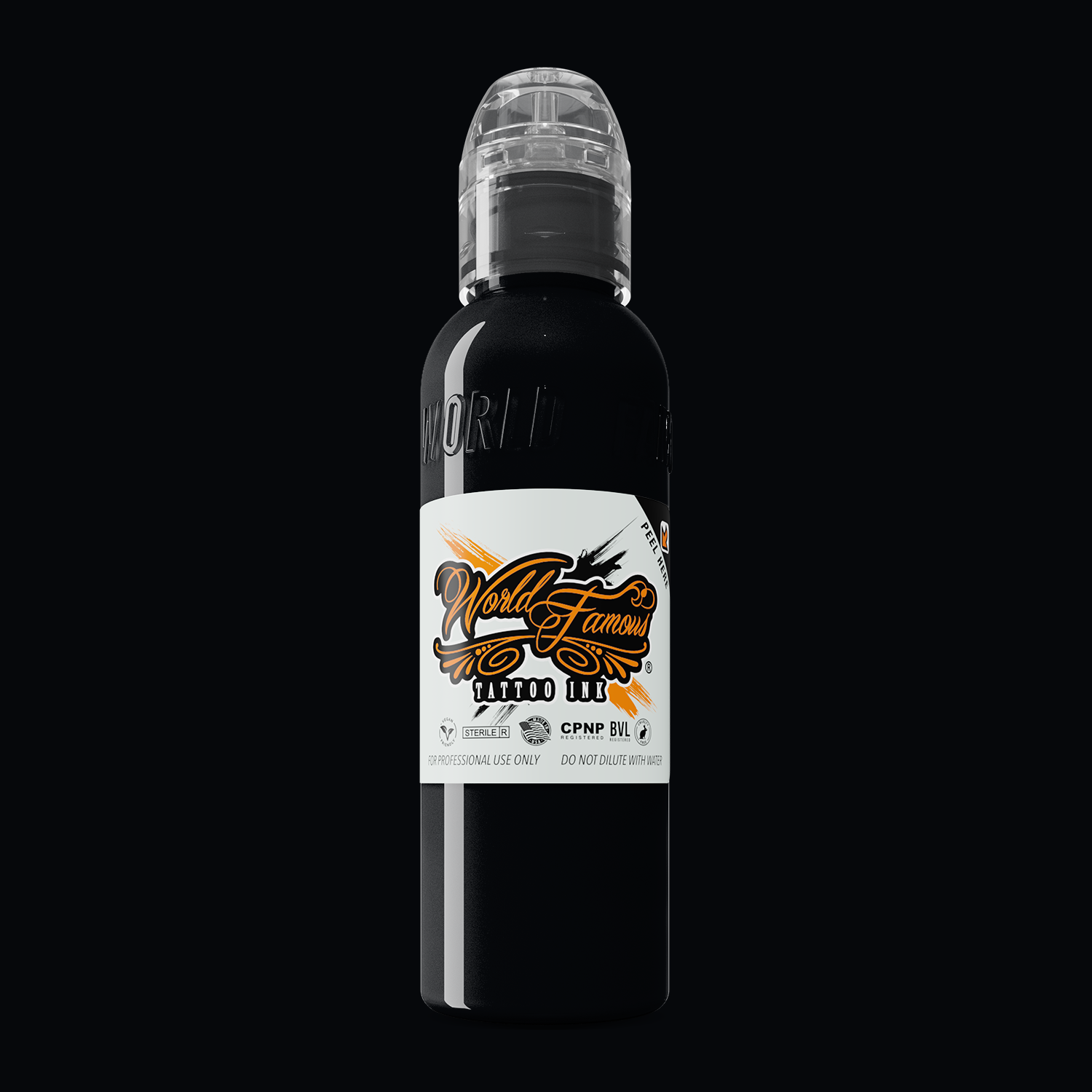 World Famous Ink Pitch Black 2oz