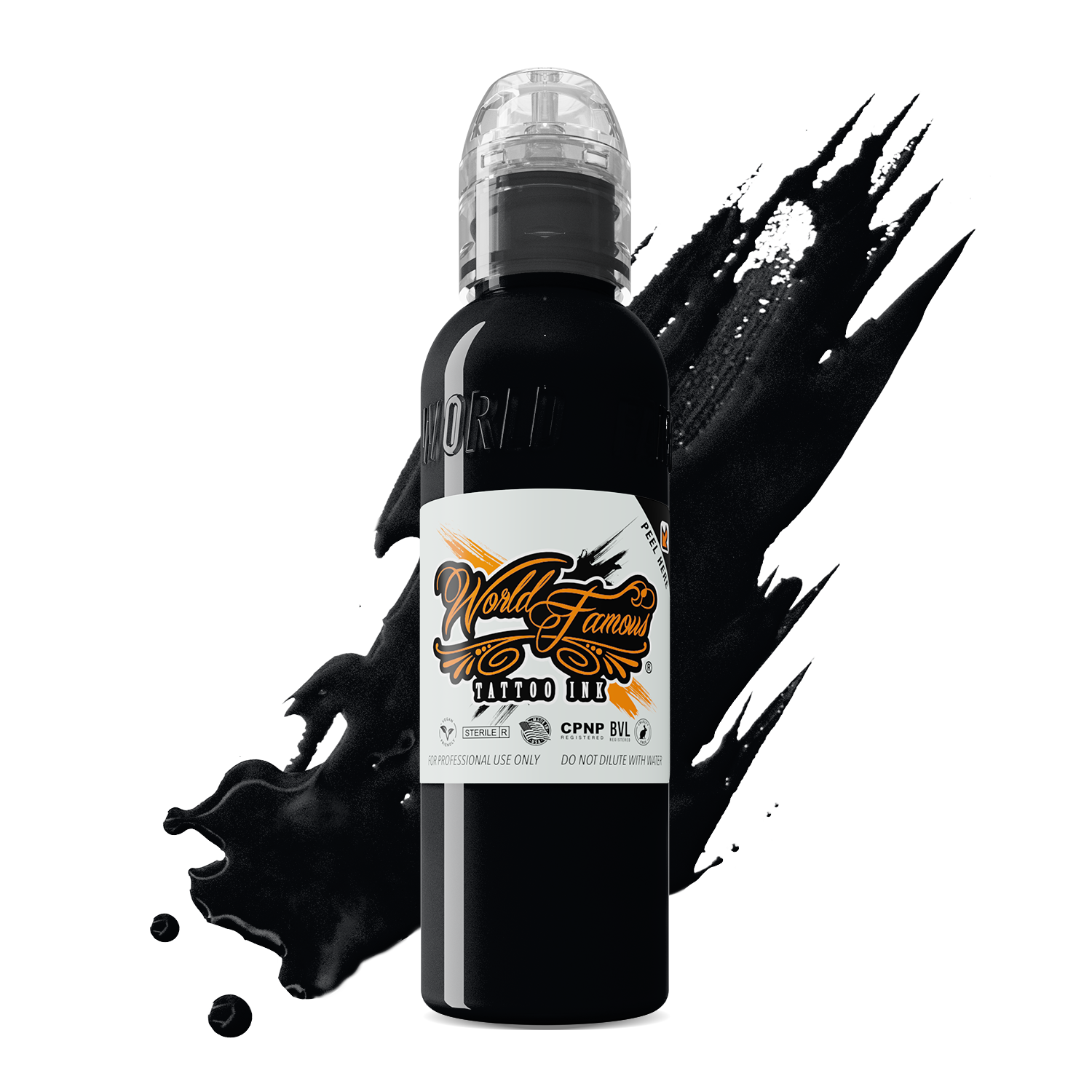 World Famous Ink Pitch Black 2oz