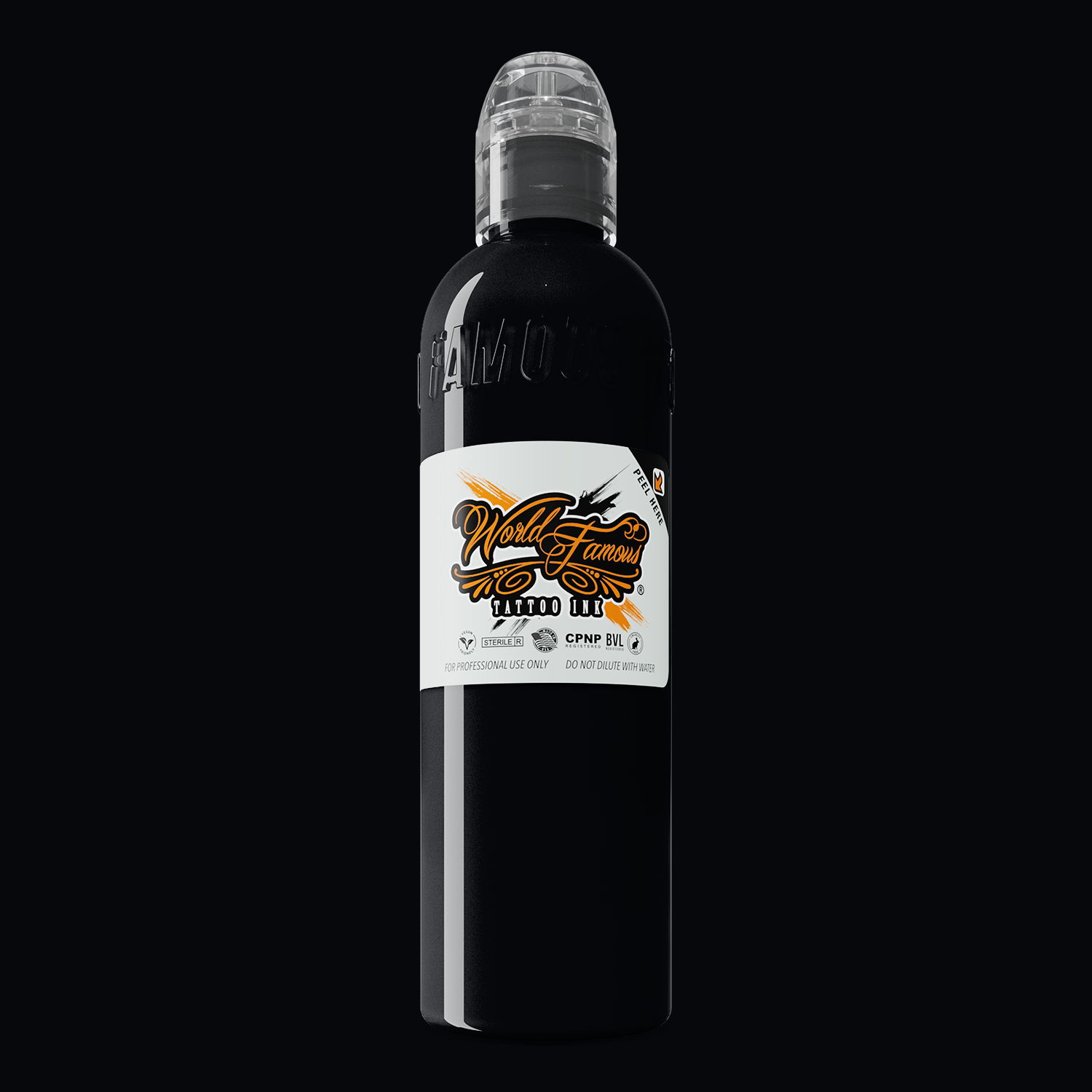 World Famous Ink Pitch Black 4oz