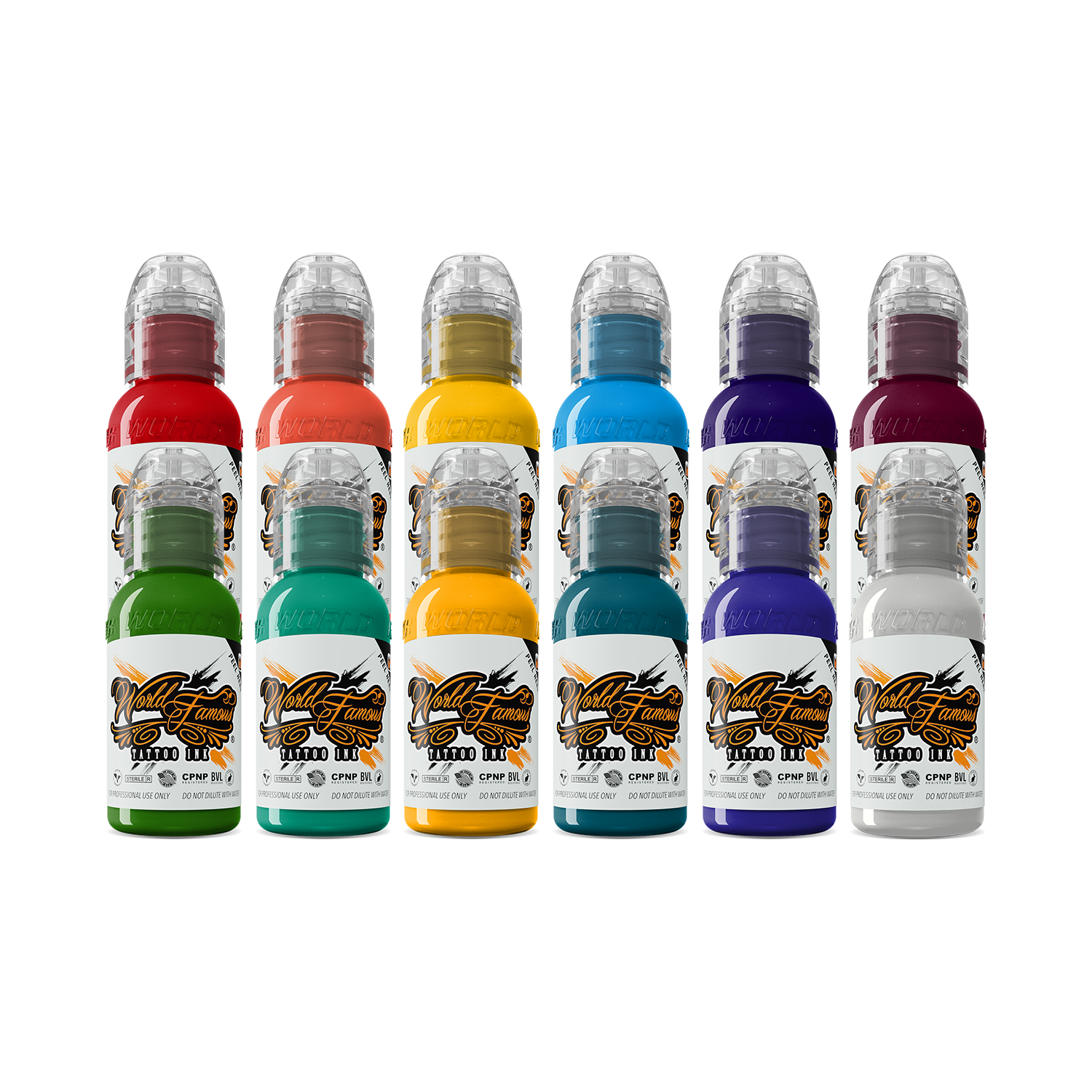 World Famous Ink Primary SET 3 (12 x 1oz)