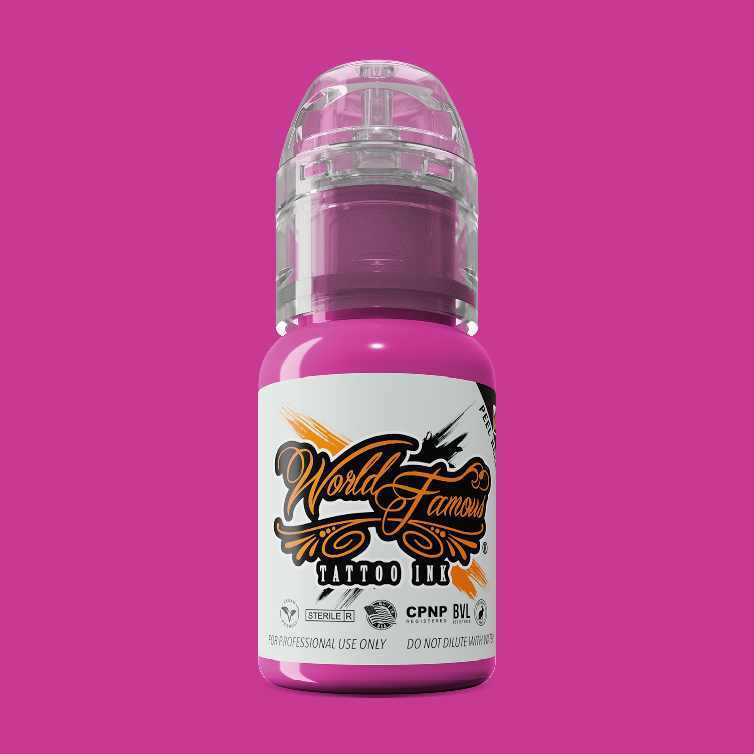 World Famous Ink Rushmore Magenta (Pastel) 1oz