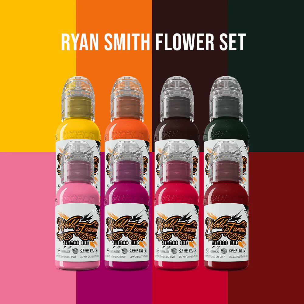 World Famous Ink Flower (RYAN 'THE SCIENTIST' SMITH) X8 1OZ SET