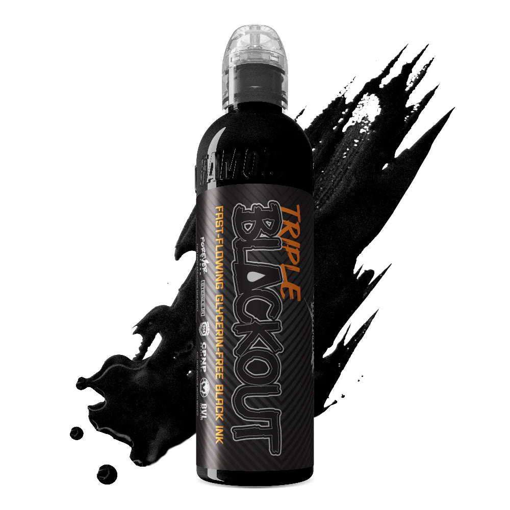 World Famous Ink Triple Blackout 4oz - Dated October 2026