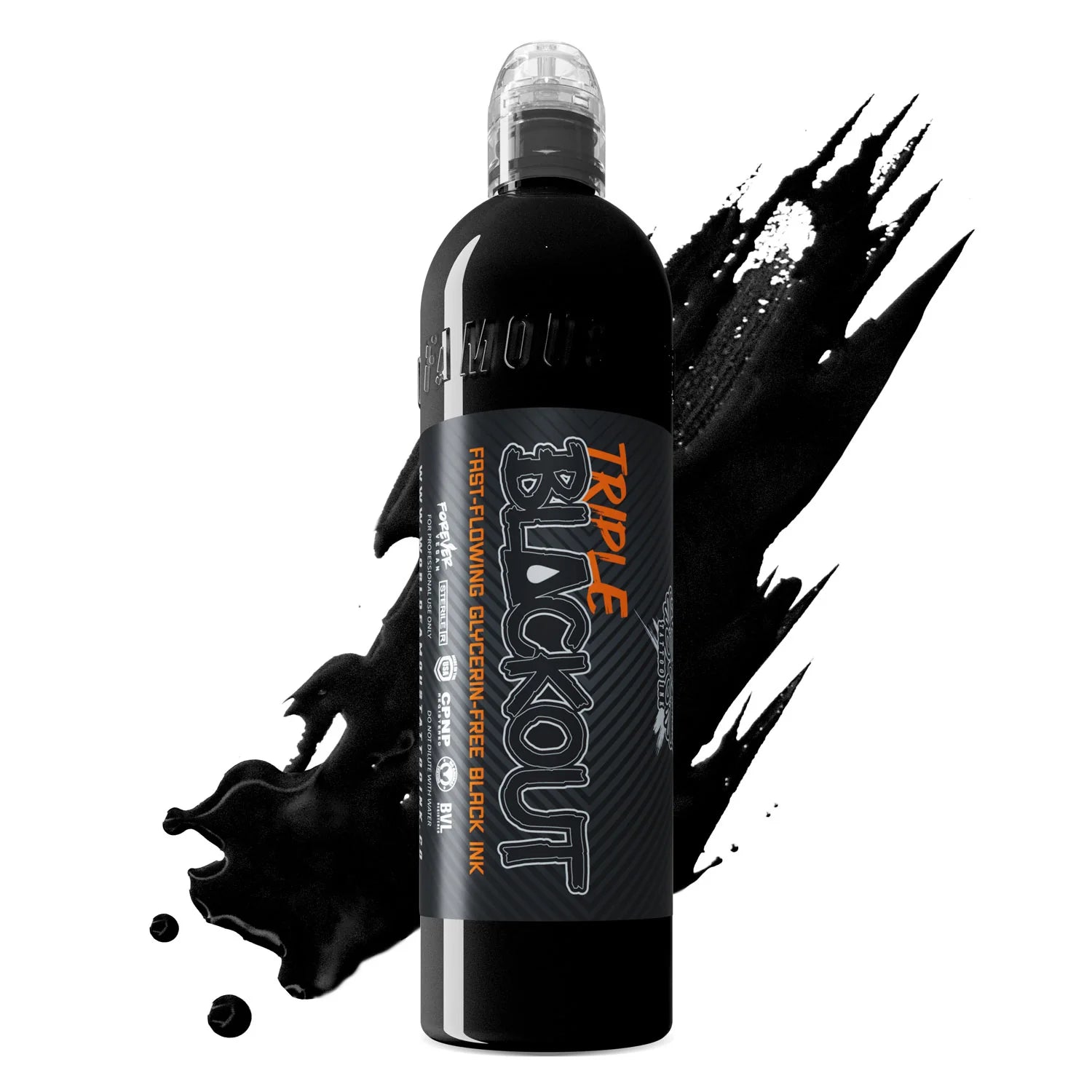World Famous Ink Triple Blackout 8oz