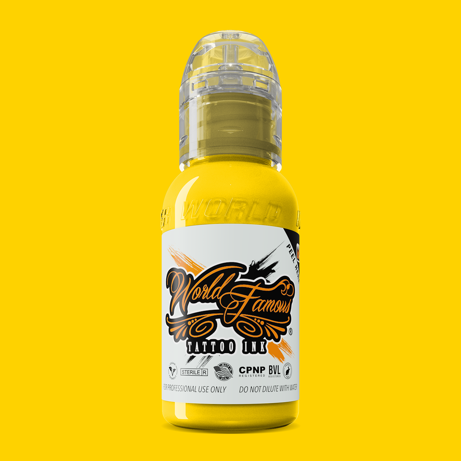 World Famous Ink Neon Yellow (Hori Hui) 1oz