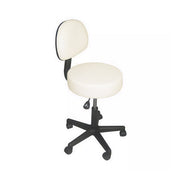 Affinity Backrest Stool in Biscuit