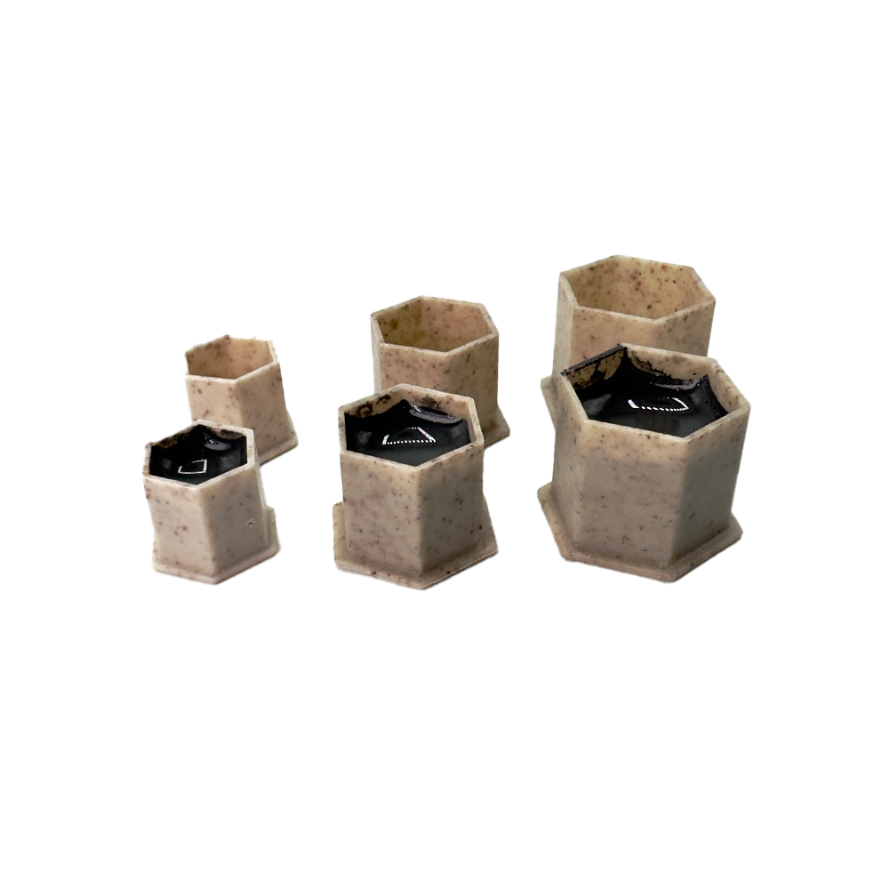 Starr Biodegradable Hexagon Ink Caps (200)