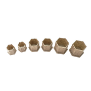 Starr Biodegradable Hexagon Ink Caps (200)