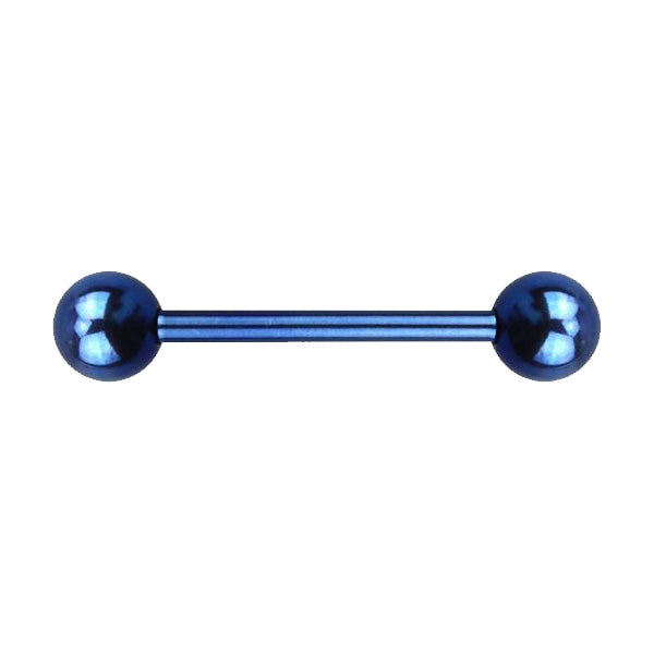 ANODISED TITANIUM Barbell Blue (5) 1.6x14mm
