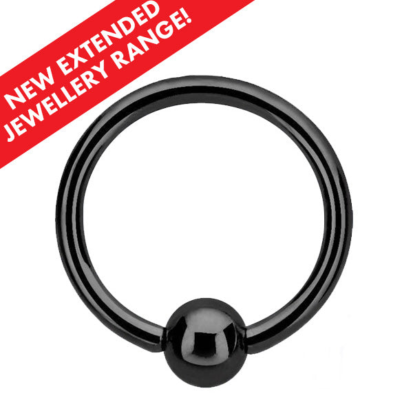 Titanium BCR 1.6mm - Black