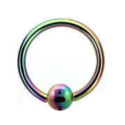 ANODISED TITANIUM BCR Rainbow (5) 1.6x8mm