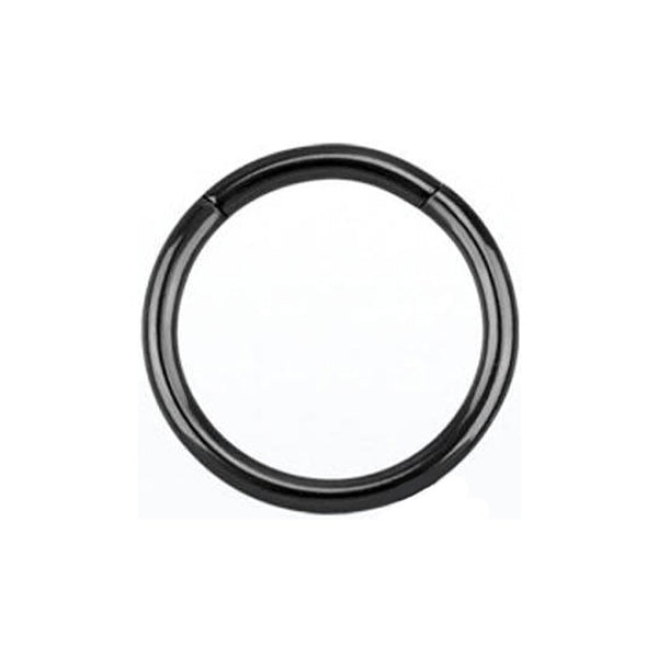 ANODISED TITANIUM Segment Ring Black (5) 1.2x8mm
