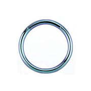 ANODISED TITANIUM Segment Ring Blue (5) 1.2x8mm