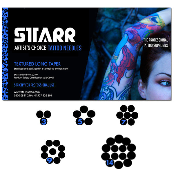 Starr Textured Needles Tight Liner 0.35mm (50)