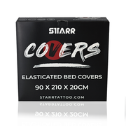 Starr Bed Cover Plastic 90 x 210 x 20cm Black (10)