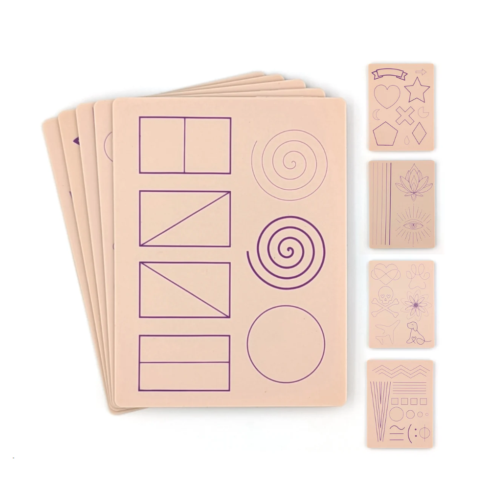 Stencil Skins Beginners Set (5 A5 Sheets)