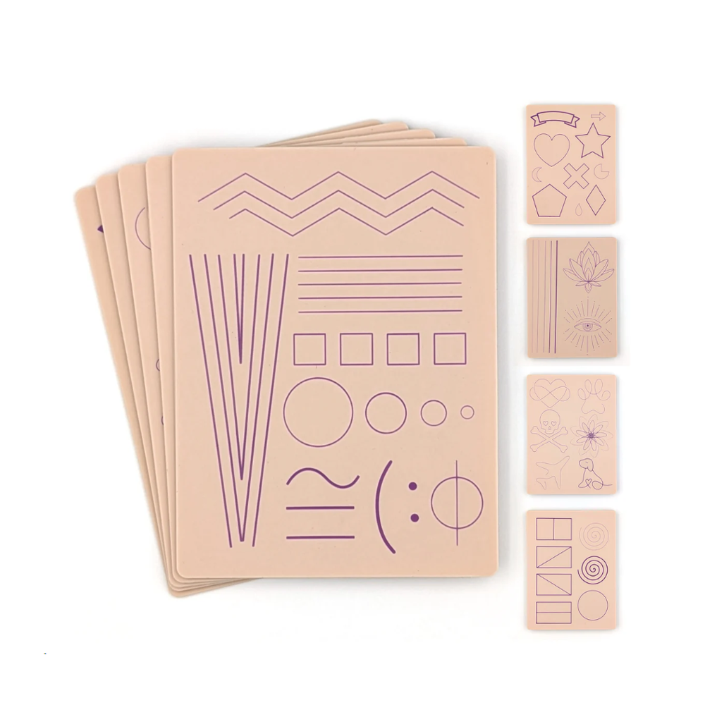 Stencil Skins Beginners Set (5 A5 Sheets)