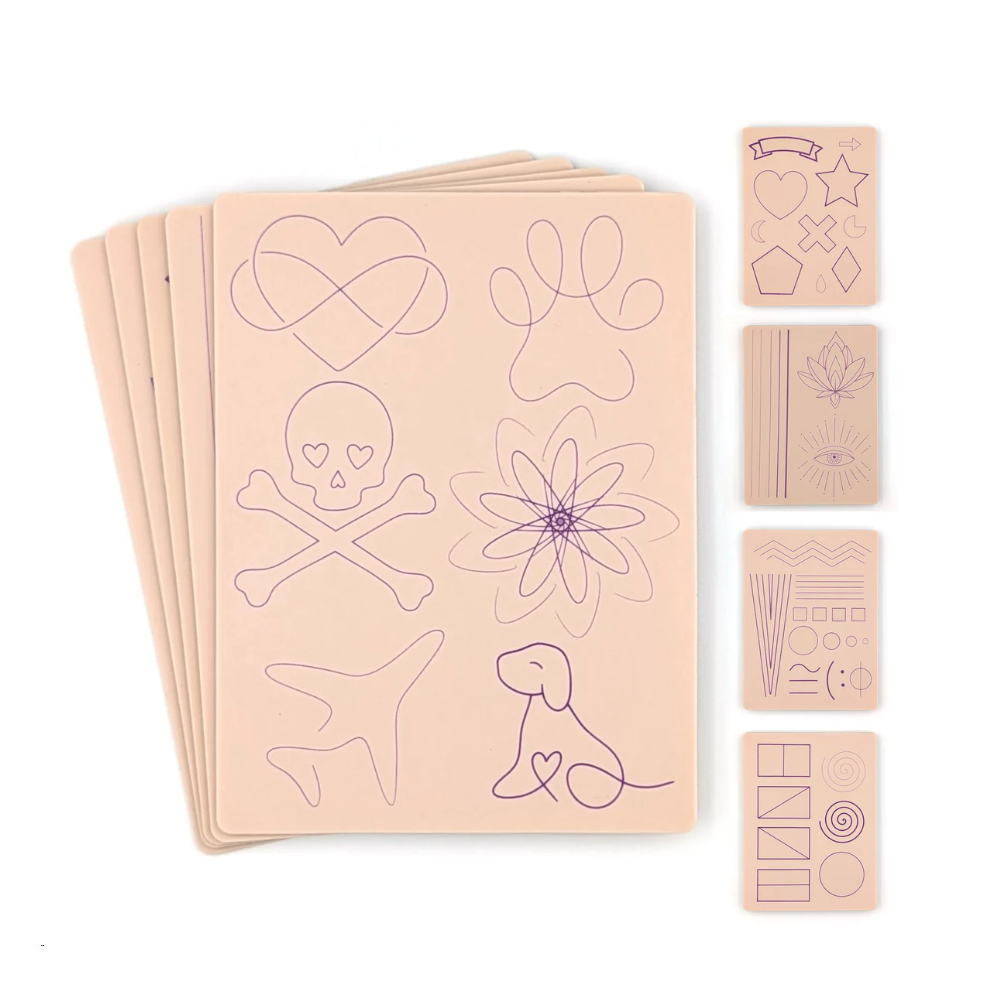 Stencil Skins Beginners Set (5 A5 Sheets)