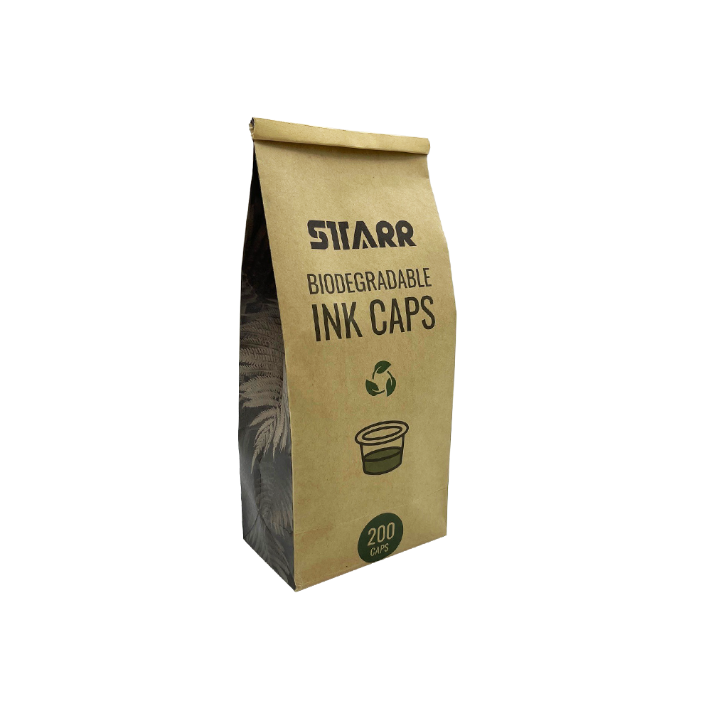 Biodegradable 15mm Ink Caps Medium 200